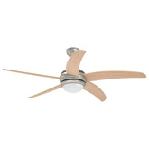 Wentylator sufitowy z lampą ? 130 cm Sonoma