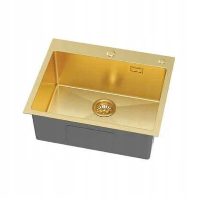 Zlewozmywak stalowy DORIS gold