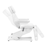 Elektryczny fotel kosmetyczny SILLON CLASSIC 4 silniki z kołyską biały 148290