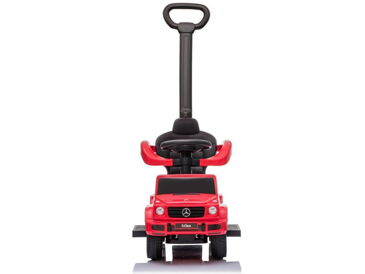 Jeździk Mercedes G-Class 653 Czerwony z Pchaczem Dźwięk Silnika i Klaksonu