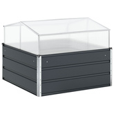 Donica Antracyt 100 x 100 x 77 cm Stal Galwanizowana