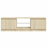vidaXL Szafka pod TV z oświetleniem LED, dąb sonoma, 120x30x35,5 cm