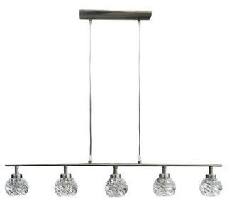 Lampa sufitowa Candellux 35-04607 Gira 5X40W G9 satyna nikiel