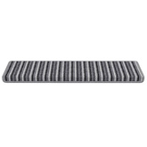 Samoprzylepne maty na schody Paski 15 pcs Szary 65 x 21 x 4 cm
