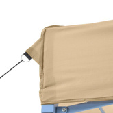 vidaXL Składany namiot imprezowy typu pop-up, beżowy, 580x292x315 cm