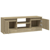 vidaXL Szafka pod TV, z drzwiczkami, dąb sonoma, 102x30x36 cm