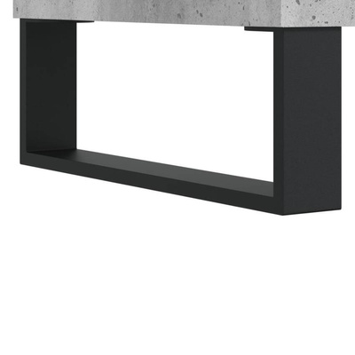 vidaXL Szafka pod TV, szarość betonu, 160x35x55 cm