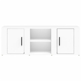 vidaXL Szafka pod TV, biała, 100x31,5x35 cm, materiał drewnopochodny