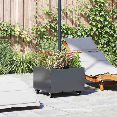 Podstawa do parasola Antracyt 45 x 45 x 45 cm Stal
