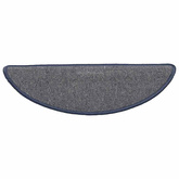 Maty na schody 15 szt. 56x17x3 cm, jasnoszare i niebieskie, półokrągłe