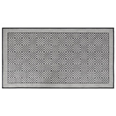 vidaXL Dywan zewnętrzny, szaro-biały, 100x200 cm, dwustronny