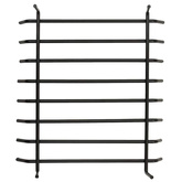 Piecyk ogrodowy z pogrzebaczem, 38x38x122 cm, stalowy