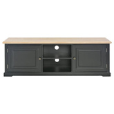 vidaXL Szafka pod TV, czarna, 120 x 30 x 40 cm, drewniana