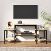 vidaXL Szafka pod TV, dąb sonoma, 117x35x52cm, materiał drewnopochodny