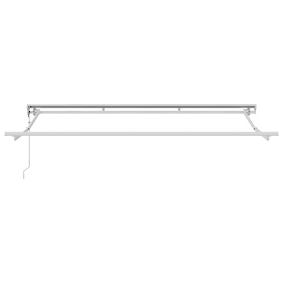 Rama markizy Z regulacją Biały 3,5 x 2 m Stal