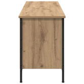 Szafka na buty 131 x 35 x 50 cm Drewno inżynieryjne i żelazo