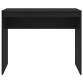 vidaXL Biurko, czarne, 90x40x72 cm, materiał drewnopochodny