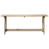 Ławka ogrodowa Naturalny 119 x 37 x 47 cm Drewno sosnowe