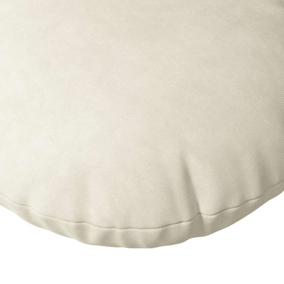 Poduszki na siedziska 2 pcs Kremowy ?50 x 19 cm Aksamit
