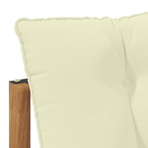 3 szt. Modułowa sofa na zewnątrz Naturalny