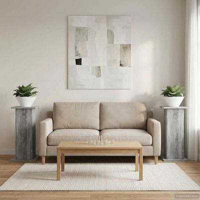 Stojak na rośliny 2 pcs Szary Sonoma 30,5 x 30 x 60,5 cm