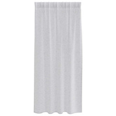 Firany Voile 2 pcs Jasnoszary 175 x 140 cm Poliester