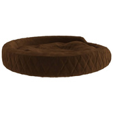 vidaXL Legowisko dla psa, brązowe, 70x55x23 cm, pluszowe