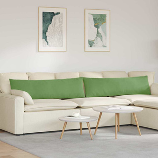 Poduszki na sofę 2 pcs jasnozielony 145 x 40 cm