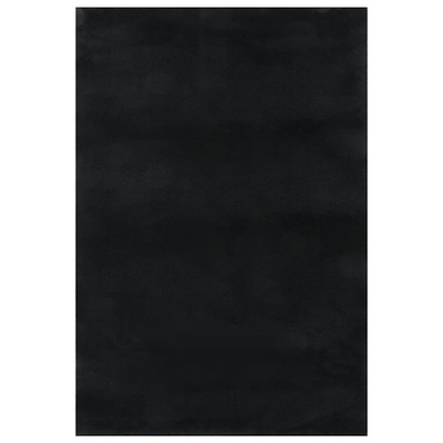 Dywan Shaggy Czarny 240x305 cm Poliester