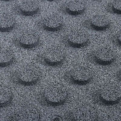 Płytki ochronne przed upadkiem 6 pcs Szary 50 x 50 cm Guma
