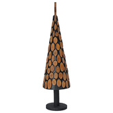 Choinka z podstawą Brązowy 120 cm Lite drewno tekowe