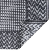 vidaXL Dywan na zewnątrz, szary, 80x150 cm, PP