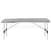 Stół składany do masażu aluminiowy komfort Activ Fizjo 3 segmentowy szary 130791
