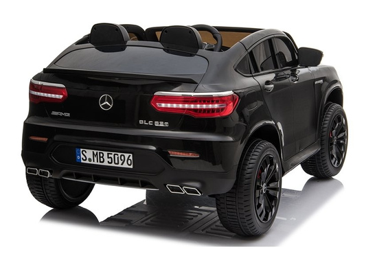 Auto na Akumulator Mercedes GLC 63S Dwuosobowy LED MP4 Czarny Lakierowany