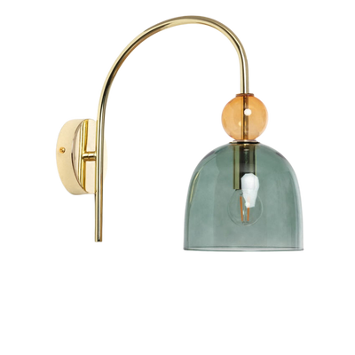 Lampa Wisząca SzklanaE14 15cm Abruzzo Koloreno