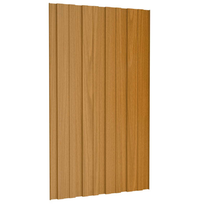 Panel dachowy 36 pcs naturalny 80 x 45 cm Stal galwanizowana