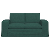 Sofa Ciemna zieleń 162 x 80 x 82 cm tkanina