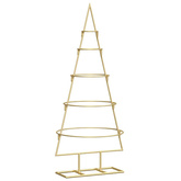 Metalowa choinka świąteczna złoty 90 cm Stal Malowana Proszkowo
