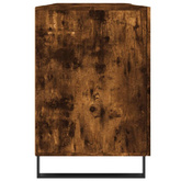 vidaXL Biurko, przydymiony dąb, 140x50x75 cm, materiał drewnopochodny wariant 6
