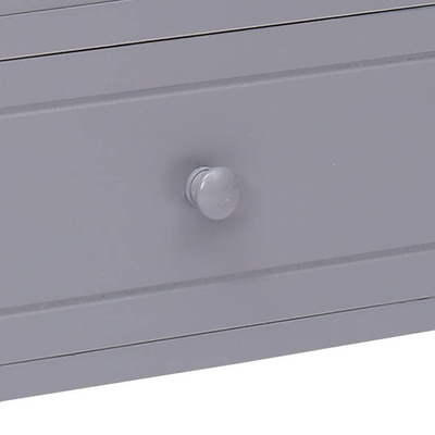vidaXL Szafka pod TV, szara, 115 x 30 x 40 cm, drewno paulownia