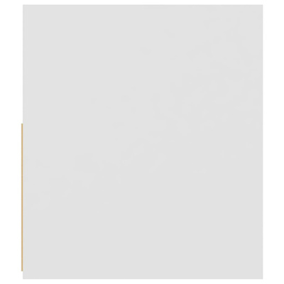Szafka pod TV z oświetleniem LED, biała, 120x35x40 cm vidaXL