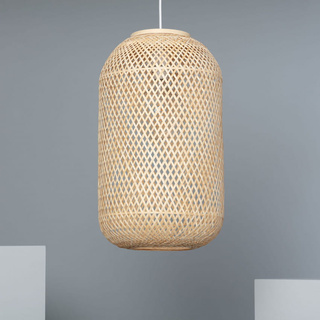Lampa Wisząca Bambusowa ?30cm Abruzzo Imo E27