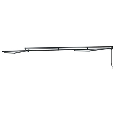 Rama markizy Z regulacją Antracyt 4,5 × 3 m Stal