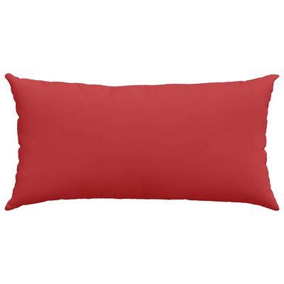 Poduszki na sofę 2 pcs Czerwony 80 x 40 cm tkanina