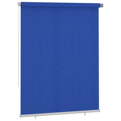 vidaXL Roleta zewnętrzna, 180x230 cm, niebieska, HDPE