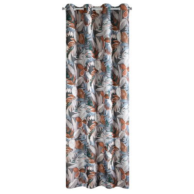 Marila stalowa 140x270 Zasłona