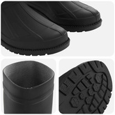 Buty deszczowe PVC Rozmiar 45 Czarny