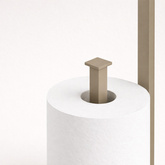 Beżowy stojak na papier toaletowy KS-53 PAPER STAND - KAJA HOME