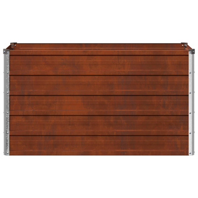 Podniesione Łóżko Ogrodowe Rdzawy 100 x 40 x 55 cm tektura