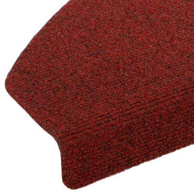 Samoprzylepne maty na schody Półokrąg 15 pcs Bordeaux Czerwony